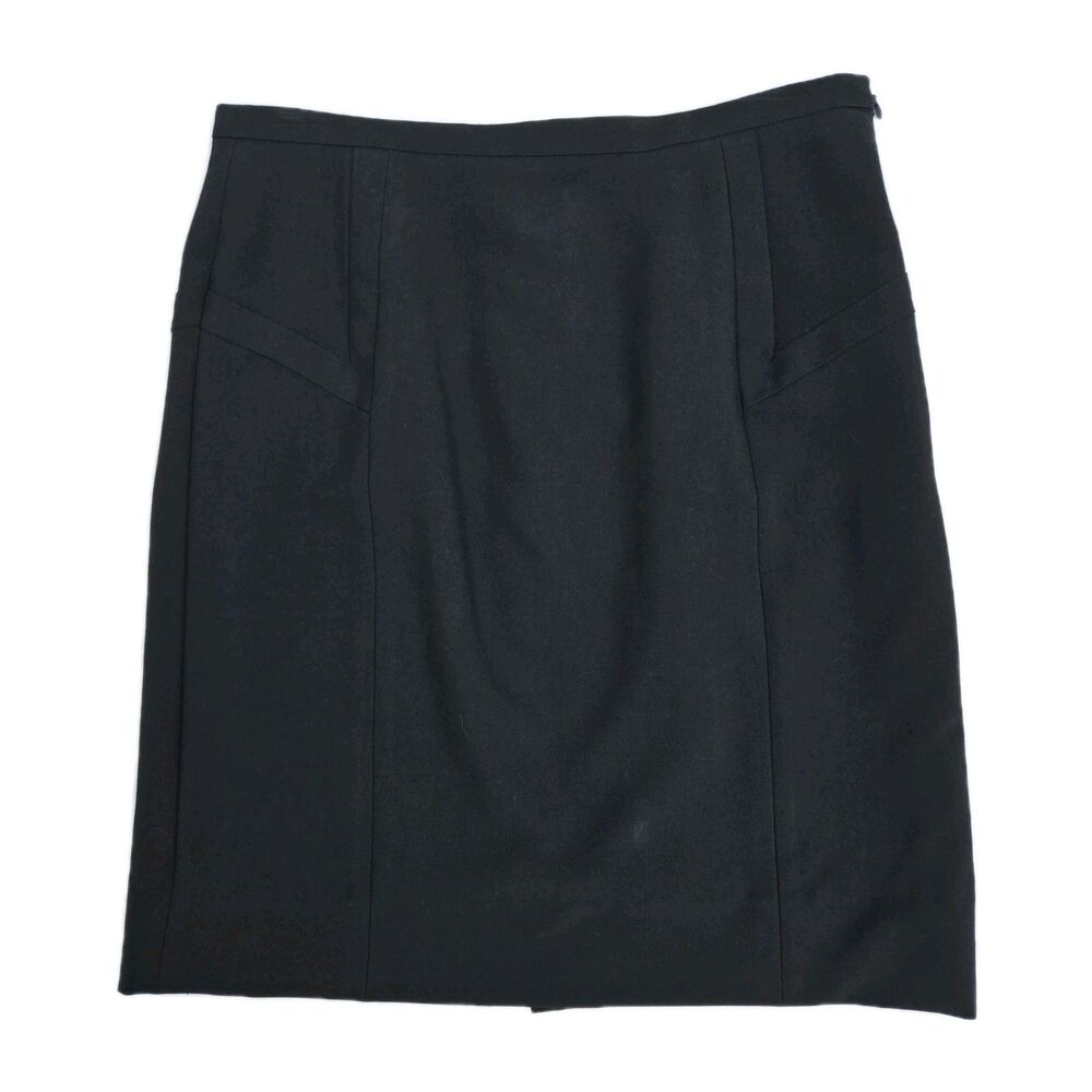 Madison Women's Black Pencil Skirt Size 6 NWT Knee Length Stretch Lined Sleek